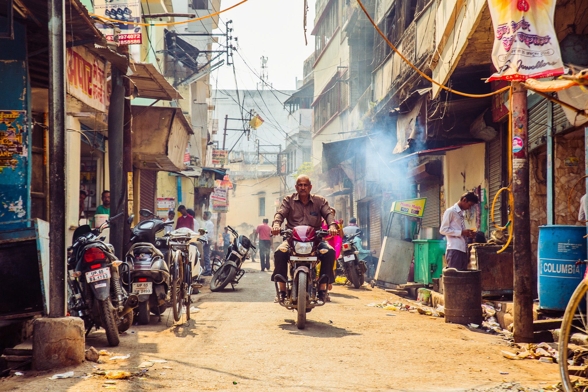 Streets of Benares, India